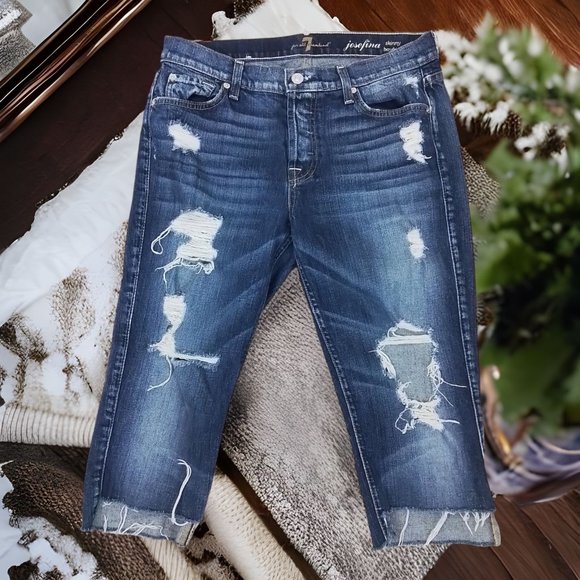 7 For All Mankind Shorts 7 For All Mankind Josefina Cut Off Bermuda